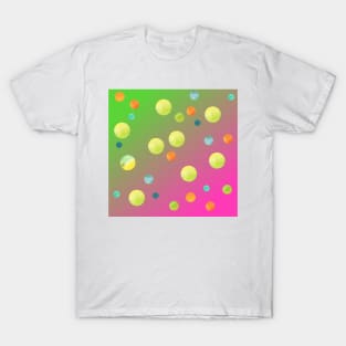 Pink and green dot design T-Shirt